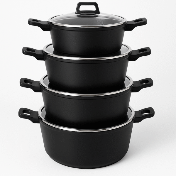 10-Piece Non-Stick Casserole Cookware Set – Durable, Eco-Friendly & Stylish